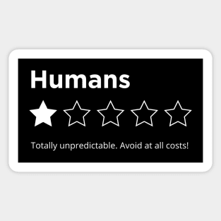 Funny Humans Review Sticker